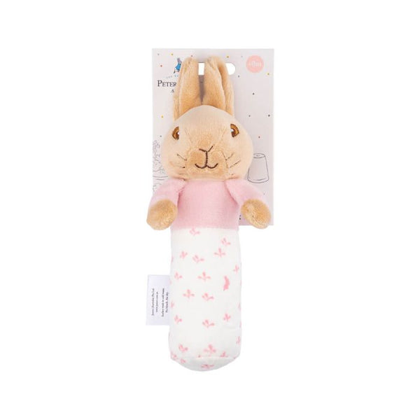 RATTLE: BEATRIX POTTER  PETER RABBIT & FLOPSY BUNNY STICK RATTLES