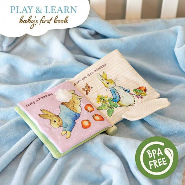 BEATRIX POTTER  PETER RABBIT GOOD LITTLE BUNNY SOFT BOOK