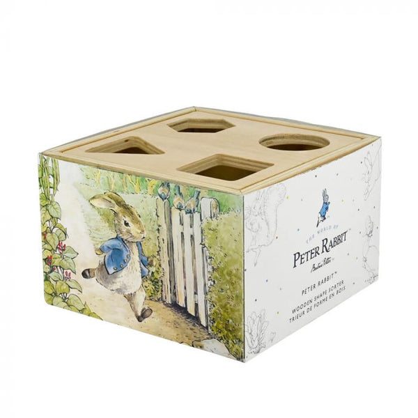 BEATRIX POTTER  PETER RABBIT WOODEN SHAPE SORTER