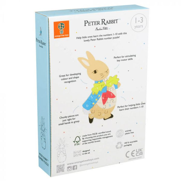 BEATRIX POTTER  PETER RABBIT NUMBER PUZZLE