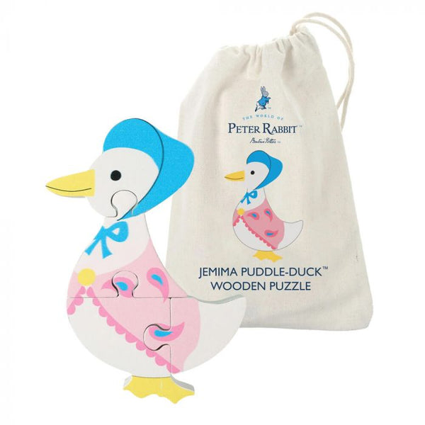 BEATRIX POTTER  JEMIMA PUDDLE-DUCK WOODEN PUZZLE