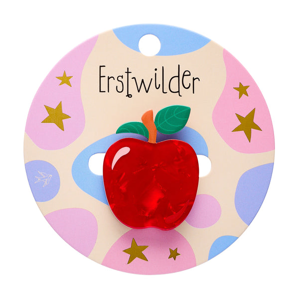Erstwilder - Apple Simplified Mini Brooch