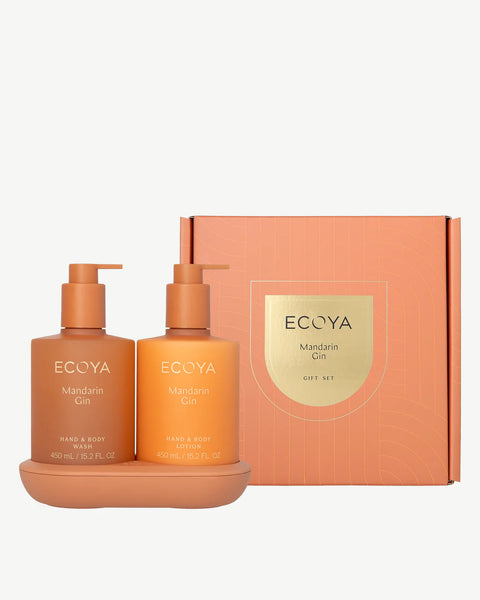 Ecoya Gift Set  Mandarin Gin Bathroom Edit