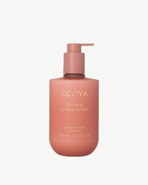 Ecoya Gift Set Guava & Lychee Sorbet Bathroom Edit