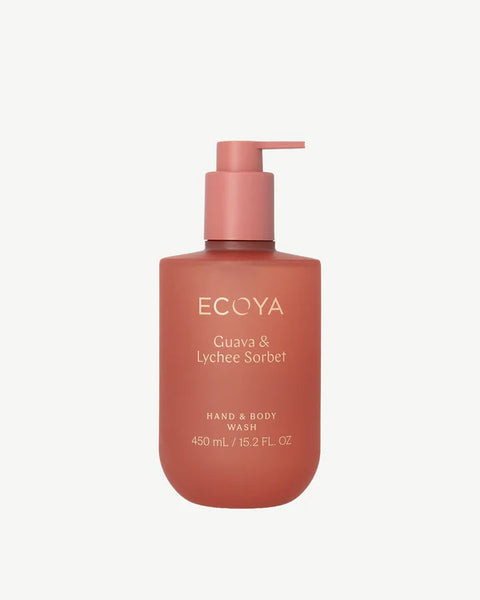 Ecoya Gift Set Guava & Lychee Sorbet Bathroom Edit