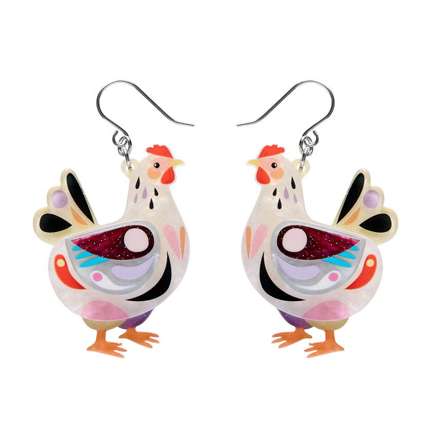 ERSTWILDER - Clara The Chicken Earrings