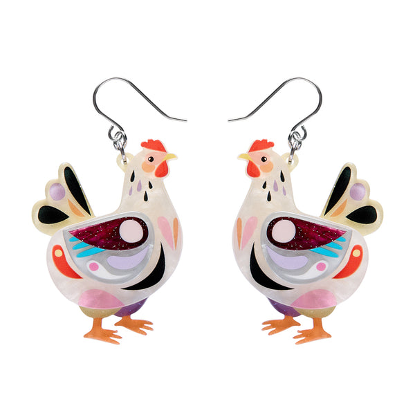 ERSTWILDER - Clara The Chicken Earrings