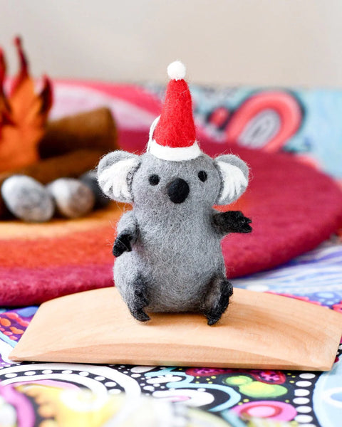 FELT AUSTRALIAN KOALA CHRISTMAS ORNAMENT