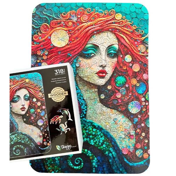 TWIGG Wooden Jigsaw Puzzle - 318 pieces - Mesmerising Mermaid