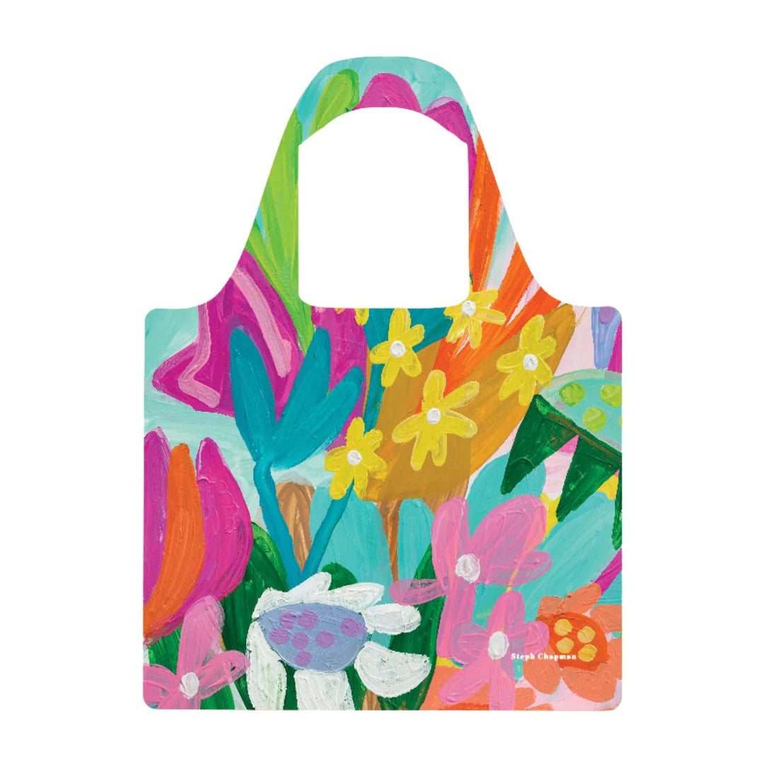 Ruby Olive Flower Joy Shopper Bag