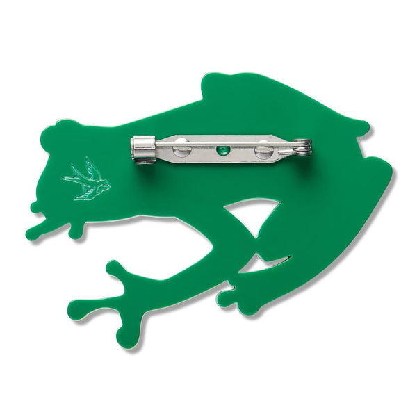 ERSTWILDER - Buckley’s Giant Glass Frog Brooch