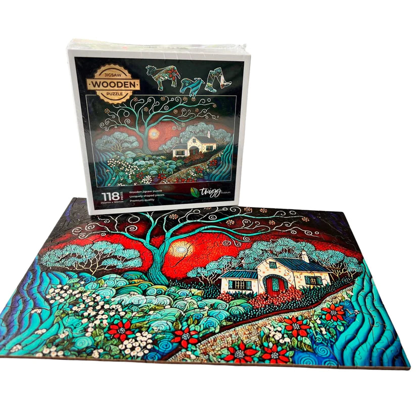 Twigg Home Sweet Home Wooden Jigsaw Puzzle — 118 Pieces