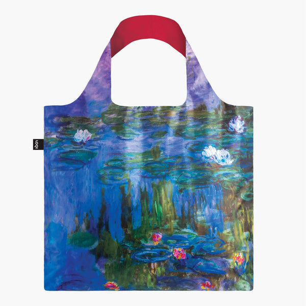 Reusable bag LOQI - Claude Monet  Water Lilies Recycled Bag