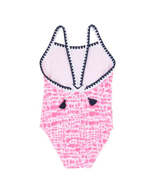 Minhaha Swim KOA PRINT PINK SWIMSUIT 8-14 YRS