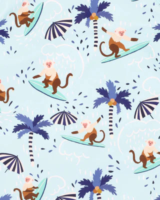 Minihaha Swim RILEY PRINT AQUA NAPPY