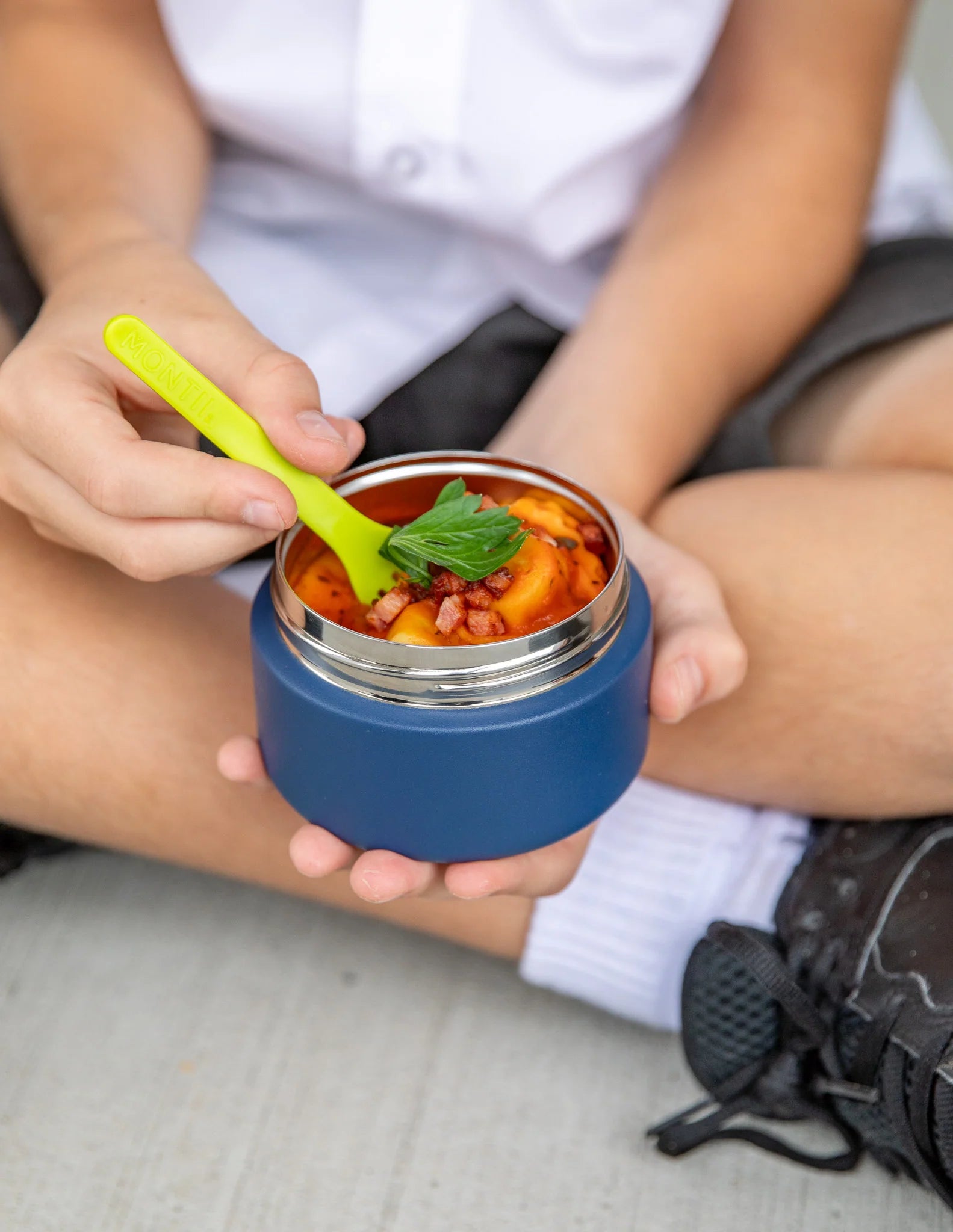 MontiiCo Insulated Mini Food Jar — Navy (200ml)