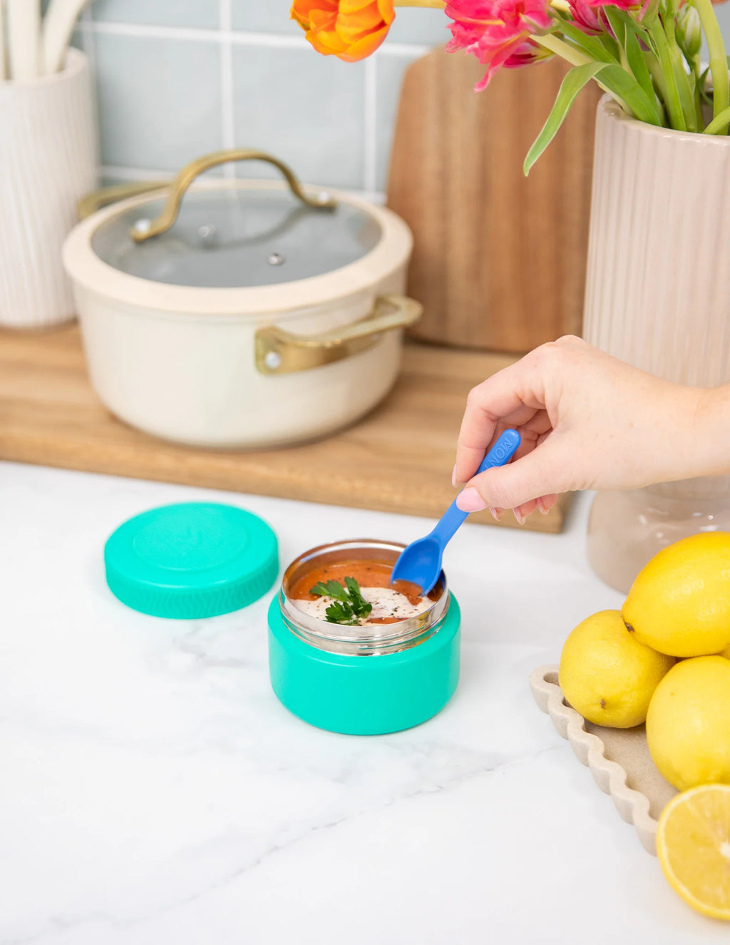 MontiiCo Insulated Mini Food Jar — Mojito (200ml)