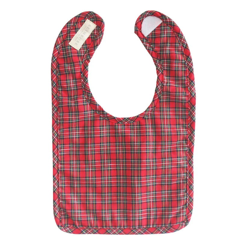 ALIMROSE - Christmas Tartan Bib