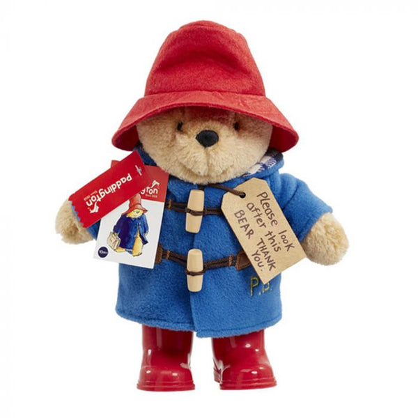 PADDINGTON BEAR WITH BOOTS & COAT SOFT TOY - MEDIUM