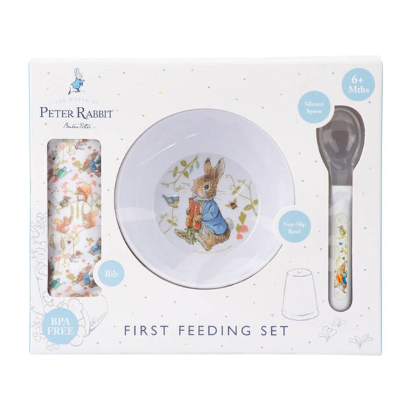 BEATRIX POTTER  PETER RABBIT FIRST FEEDING SET