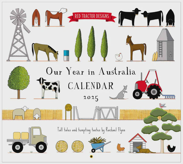 Red Tractor Designs - 2025 Calendar 'Our Year in Australia'