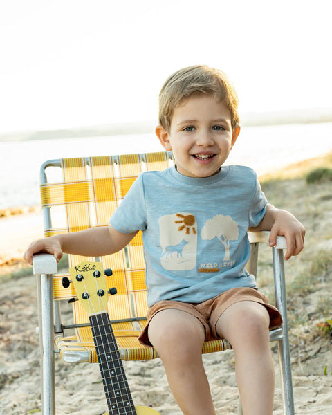 Minhaha Fox & Finch WILDLINGS BORN TO BE WILD TEE