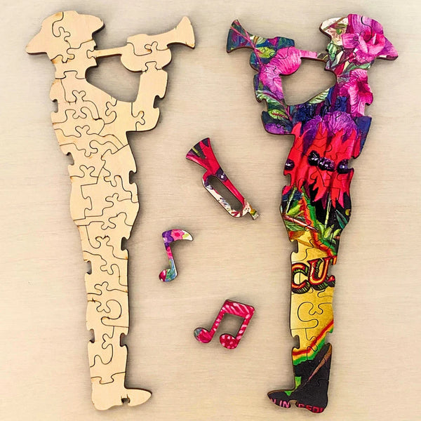 Twigg - Wooden Jigsaw Puzzle - 245 pieces - State Floral Emblems - Debra Meier