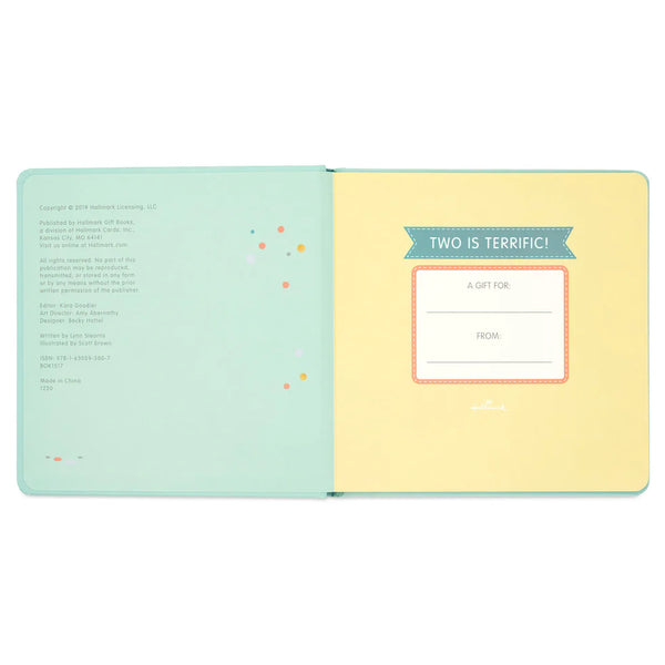 Books Two Is Terrific! Birthday Book
