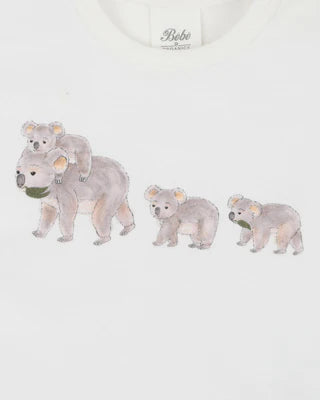 Minhaha Bébé AUSTRALIANA KOALA ORGANIC TEE