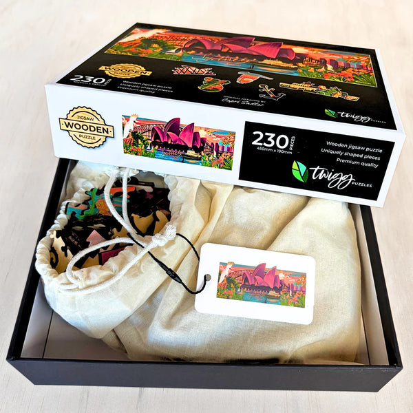 TWIGG Wooden Jigsaw Puzzle - 230-pieces Stunning Sydney