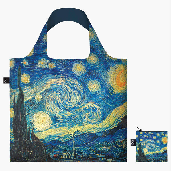 Reusable bag LOQI - Vincent van Gogh  The Starry Night Recycled Bag