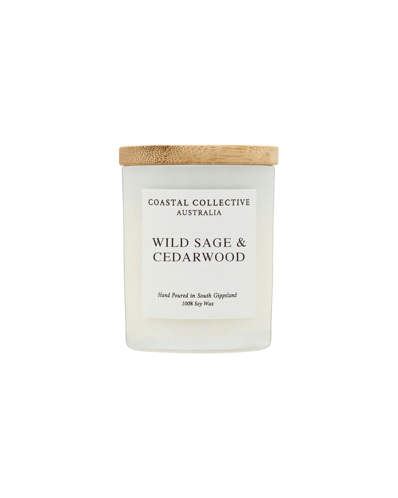 Coastal Collective Australia WILD SAGE & CEDARWOOD MINI JAR CANDLE