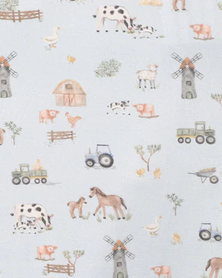 Minhaha Bébé FARM ECOCOSY SS ZIPSUIT