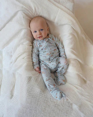 Minhaha Bébé FARM ECOCOSY LS ZIPSUIT