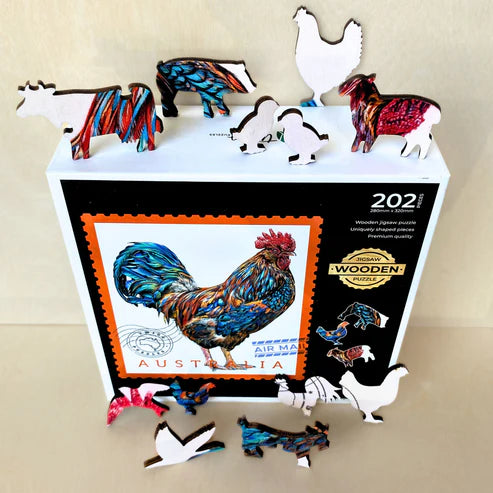 Twigg Puzzles  202-pieces - Chook - Sally Edmonds