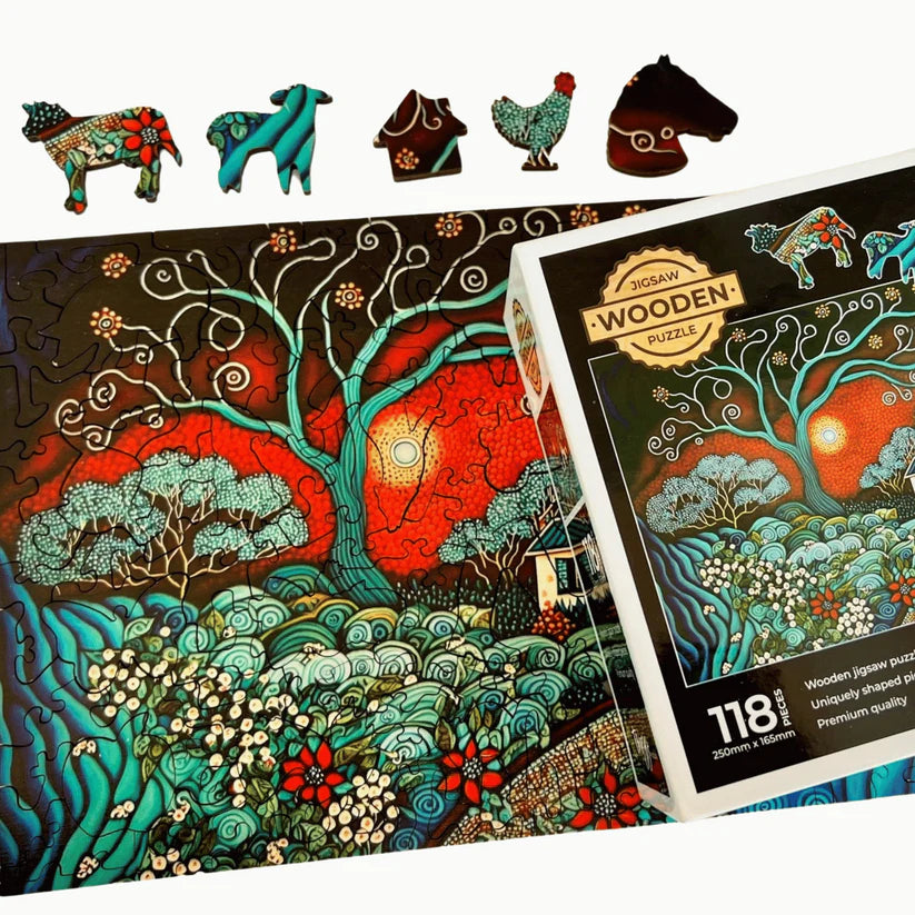 Twigg Home Sweet Home Wooden Jigsaw Puzzle — 118 Pieces
