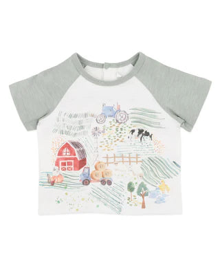 Minhaha Bébé CLAYTON FARM SCENE TEE