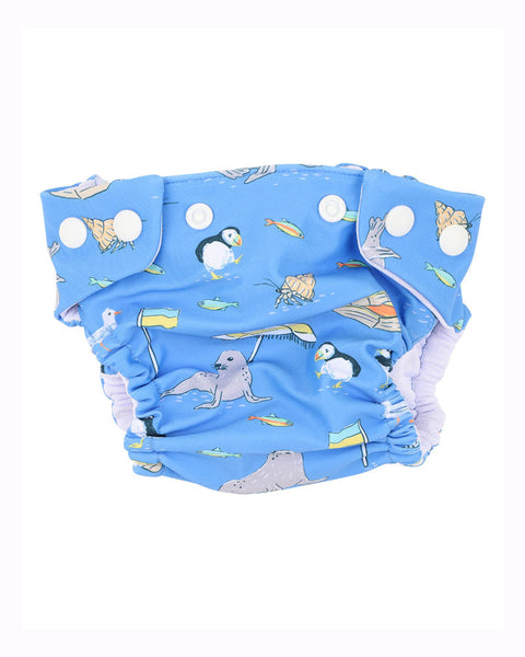 Minhaha CONWAY PRINT AQUA NAPPY