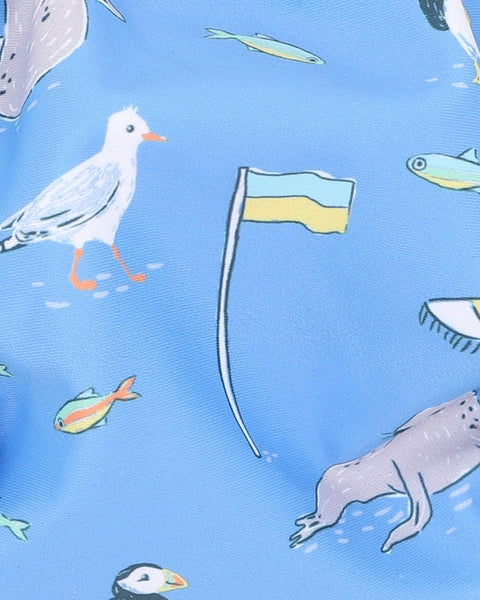 Minhaha CONWAY PRINT AQUA NAPPY