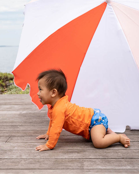 Minhaha CONWAY PRINT AQUA NAPPY