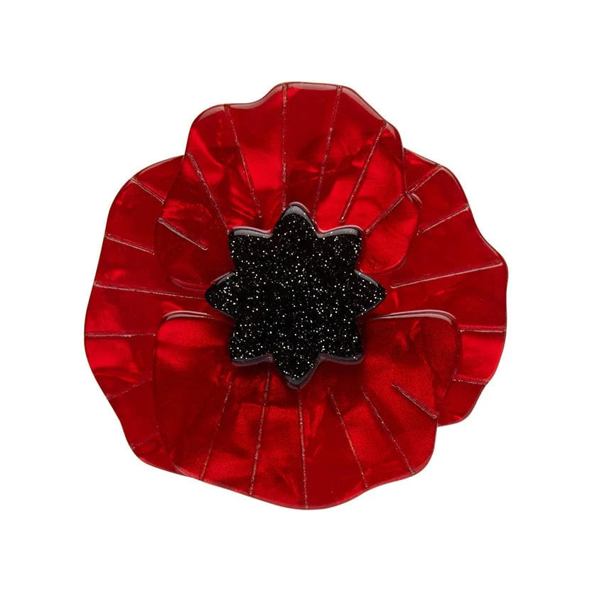 ERSTWILDER - Poppy Field Brooch