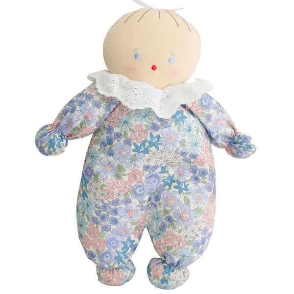 Alimrose Asleep Awake Baby Doll 24cm - Liberty Blue