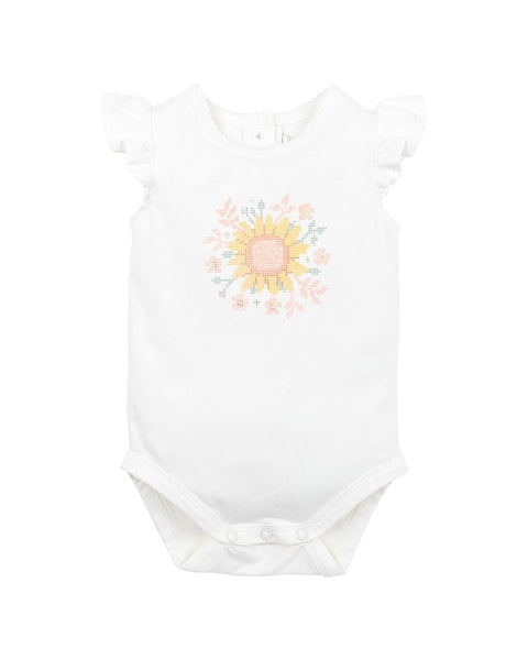 Bebe Abby Sunflower Bodysuit