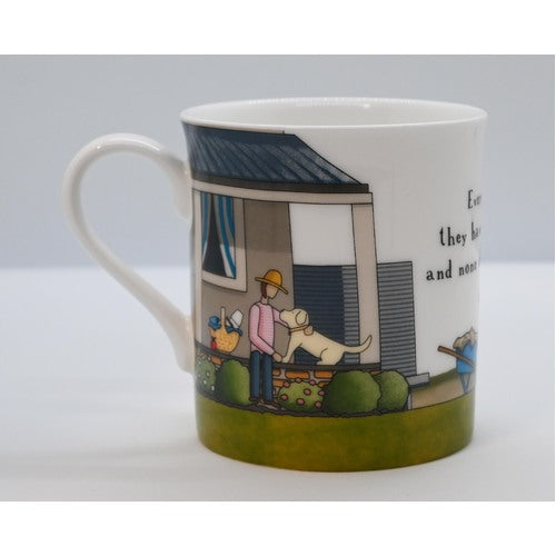 Red Tractor Designs - Bone China Mug The Best Dog