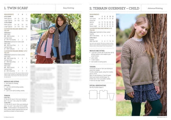 Cleckheaton Midlands Family Pattern Book 3019
