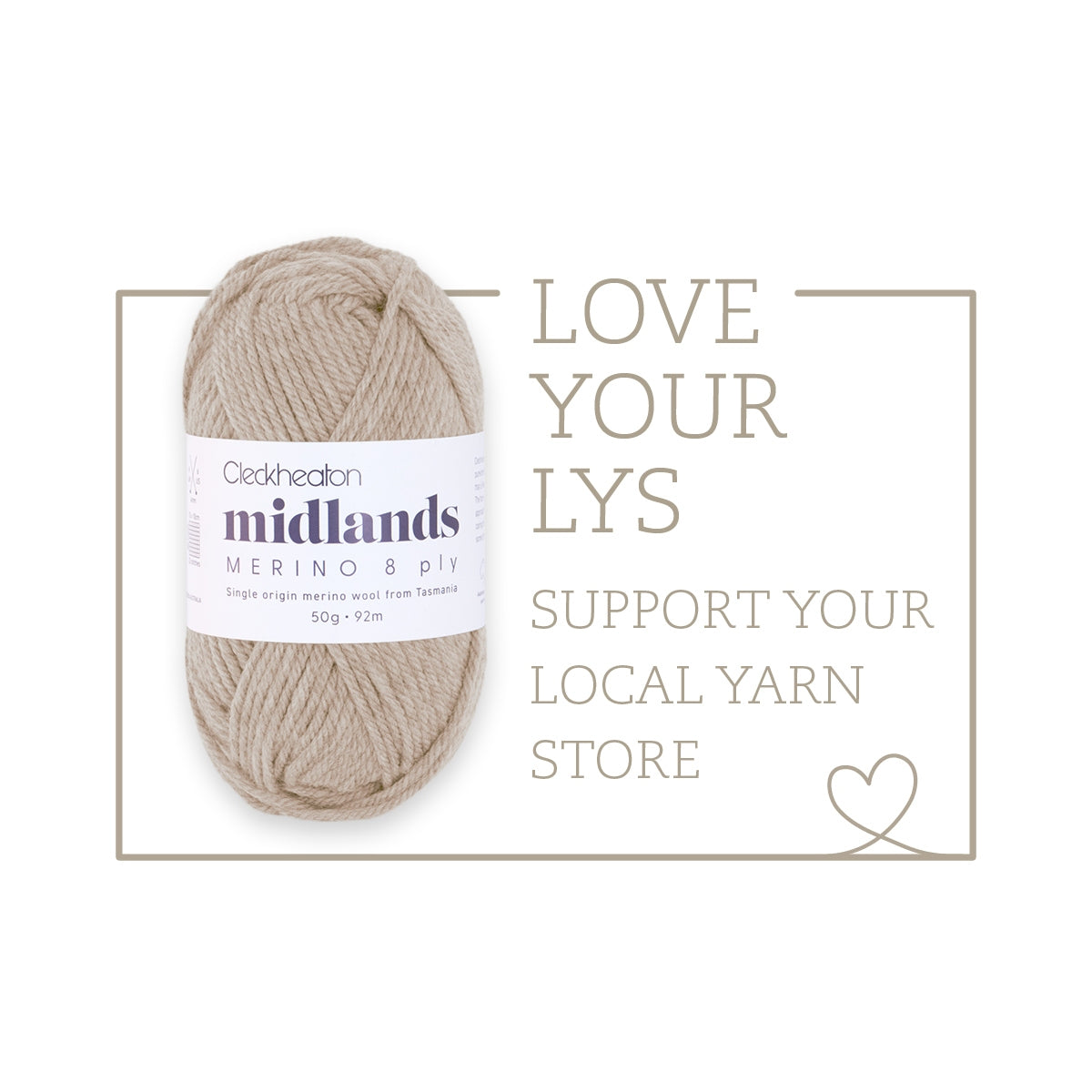 Cleckheaton Driftwood Cardigan Pattern — Midlands Merino 8 ply