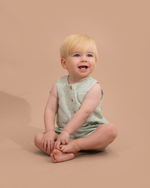 Fox & Finch Croc Print Romper