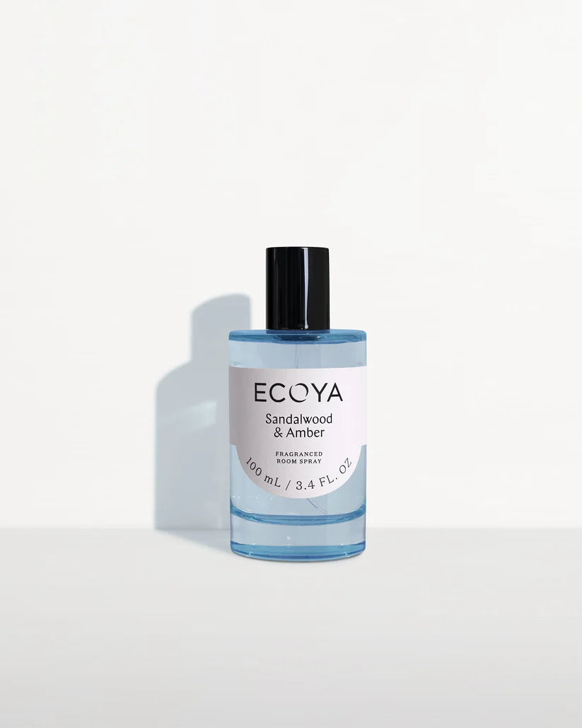 Ecoya Room Spray 100ml — Sandalwood & Amber