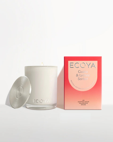 Ecoya Candle Guava & Lychee Sorbet Madison Jar