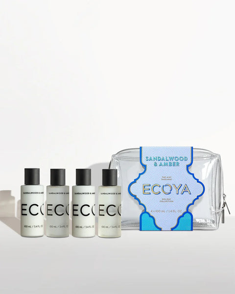 ECOYA : Holiday: Sandalwood & Amber Mini Takeaway Set